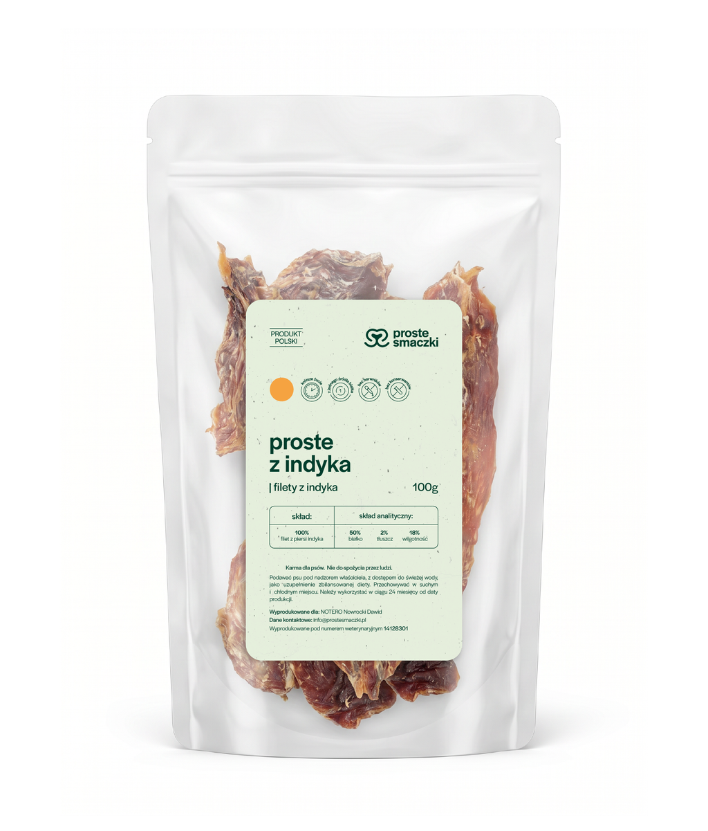 PROSTE Z INDYKA | filety z indyka GRYZAK 100g