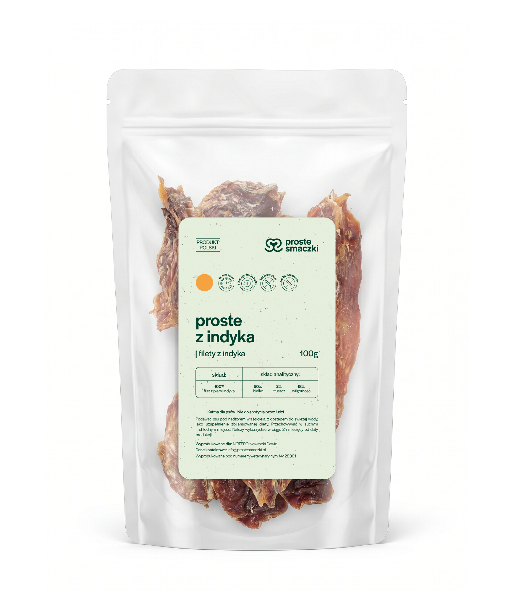 PROSTE Z INDYKA | filety z indyka GRYZAK 100g